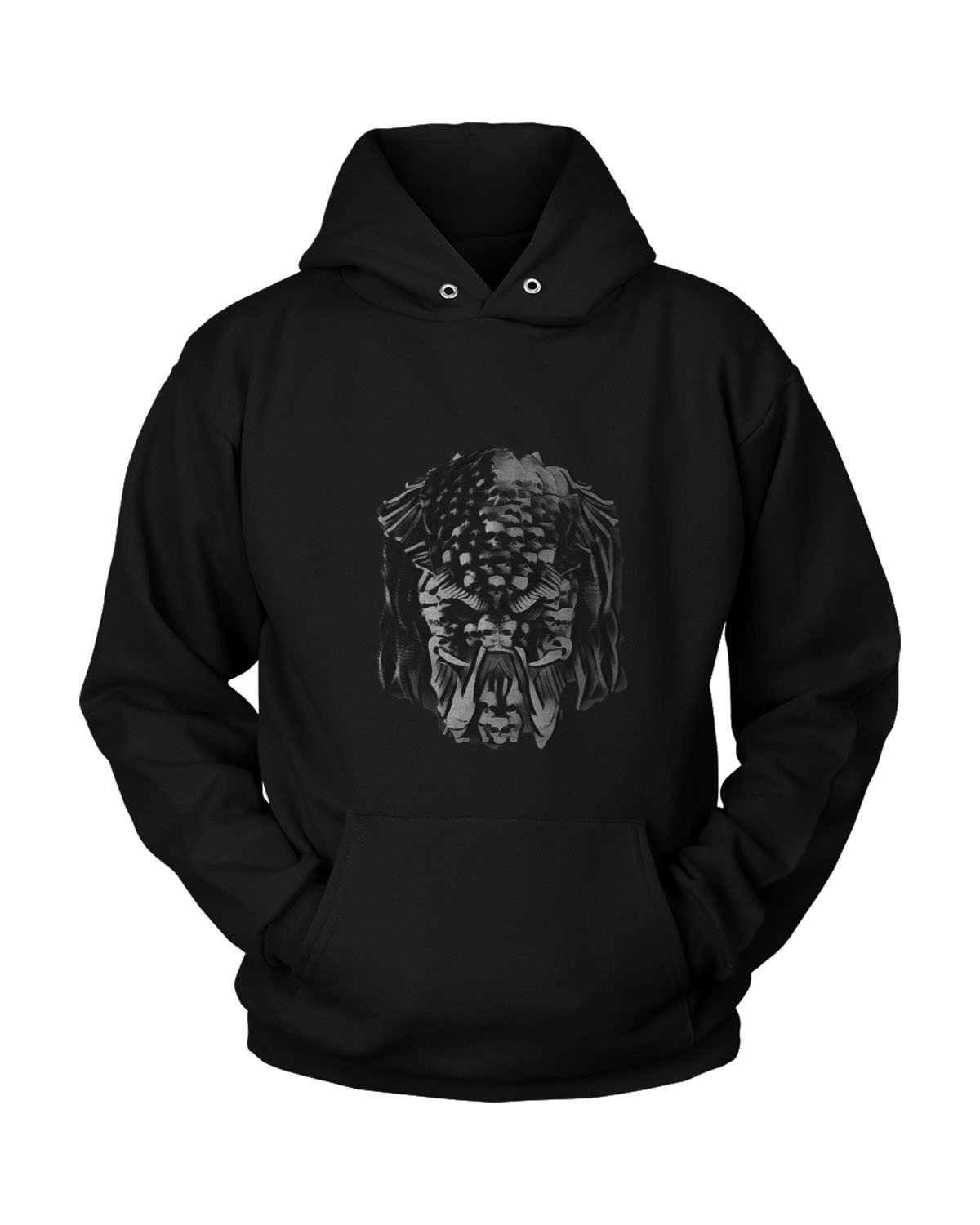 The Predator Movie Poster Fan Art Bw Unisex Hoodie