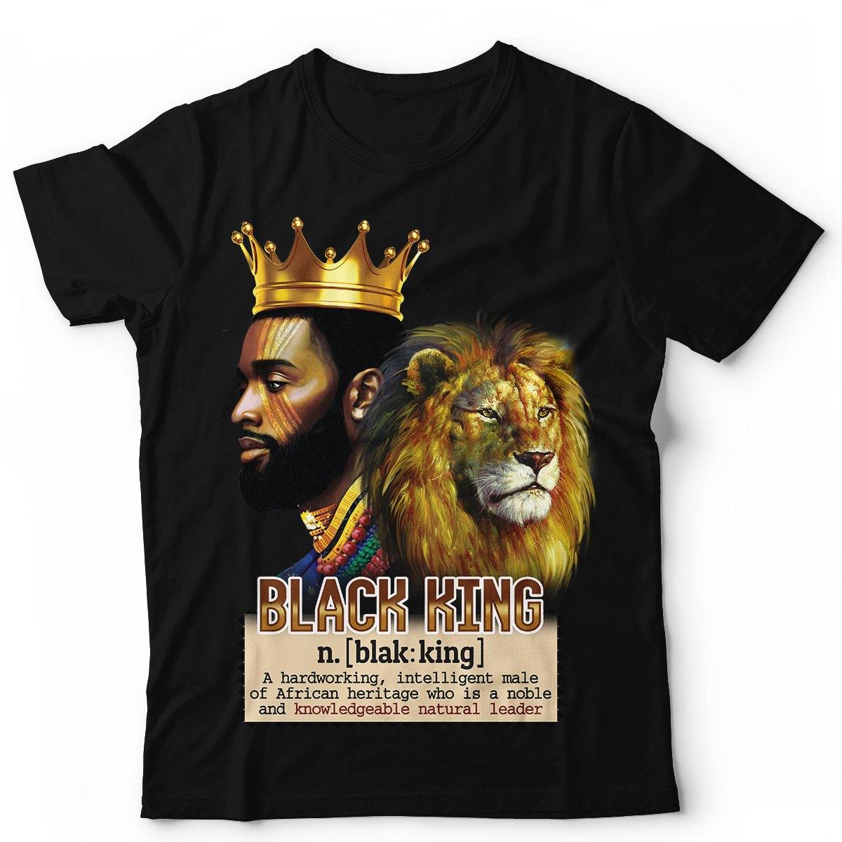 Lion Black King T-Shirt