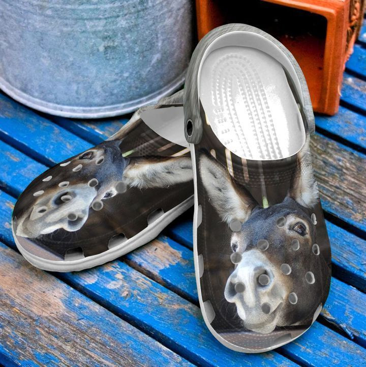 Farmer A Funny Donkey Classic Clogs Shoes