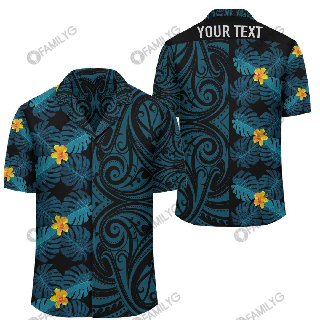 Custom Hawaii Monsteria Tropical Polynesian Design – Melio Style Hawaii Shirt Summer Hawaiian For Men, Women, Couple