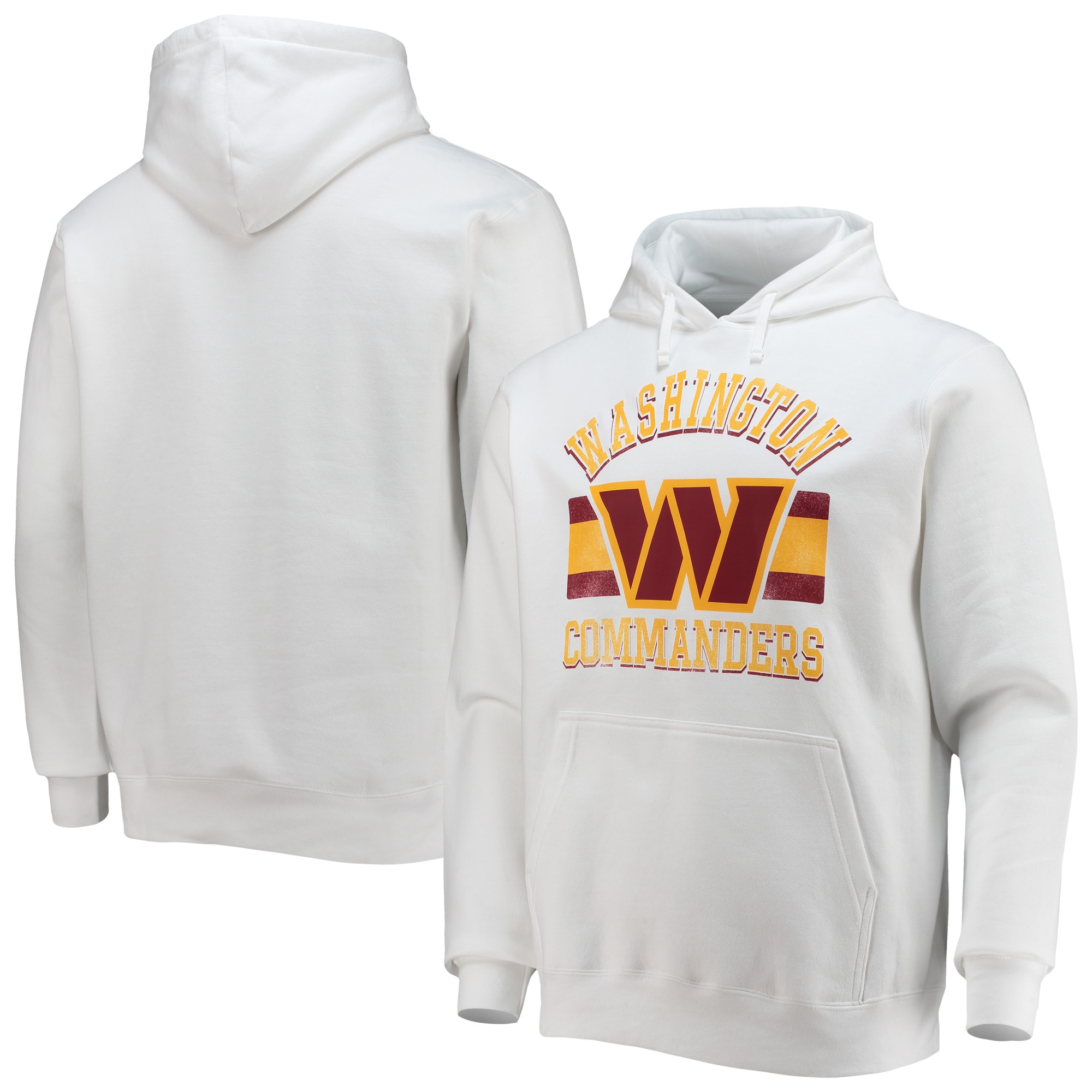 Washington Commanders NFL X Darius Rucker Collection By Fleece Pullover Hoodie – White