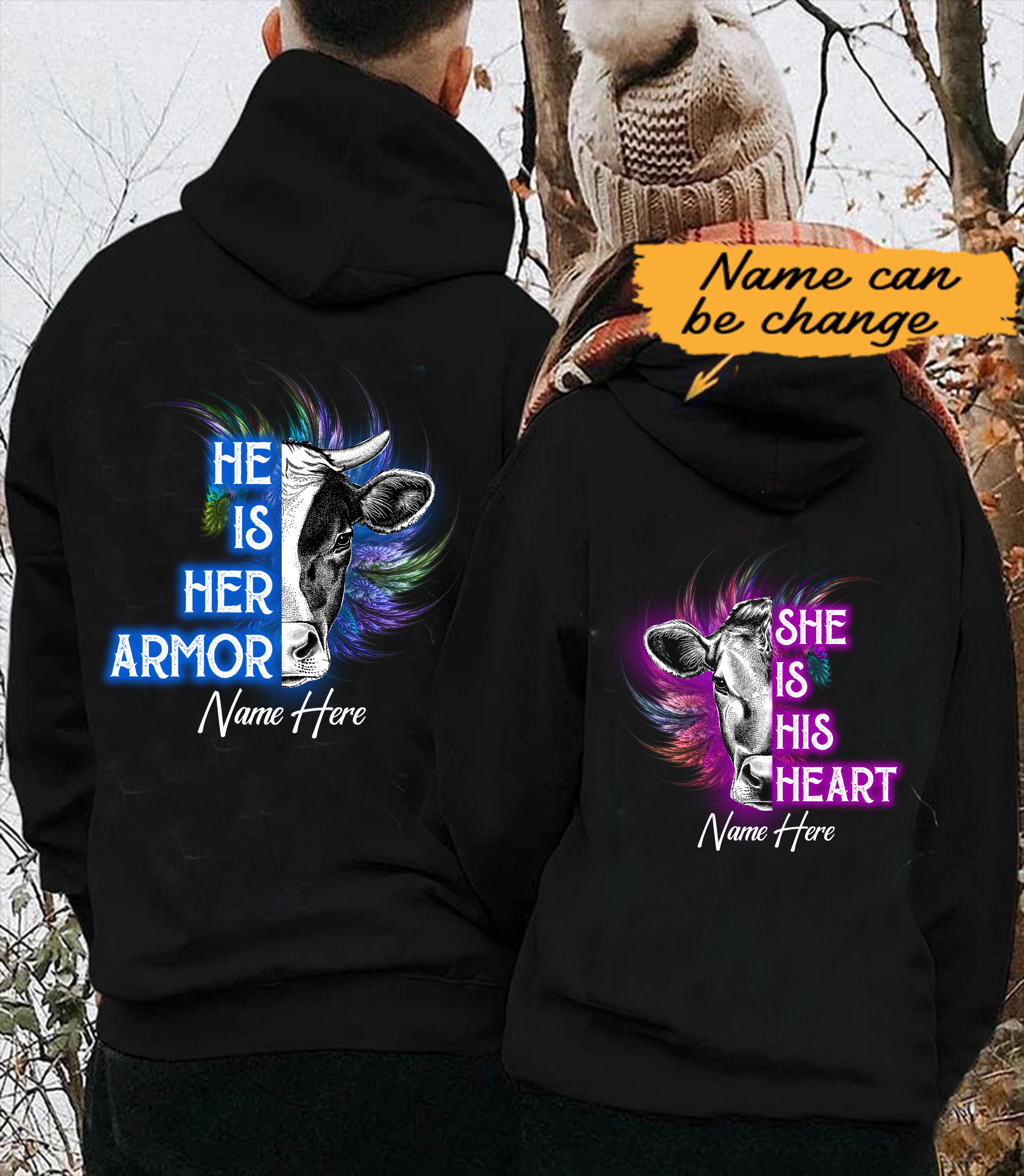 Personalized Goat King And Queen Custom Name Love Gift For Goat Lover  Couple – Standard Hoodie