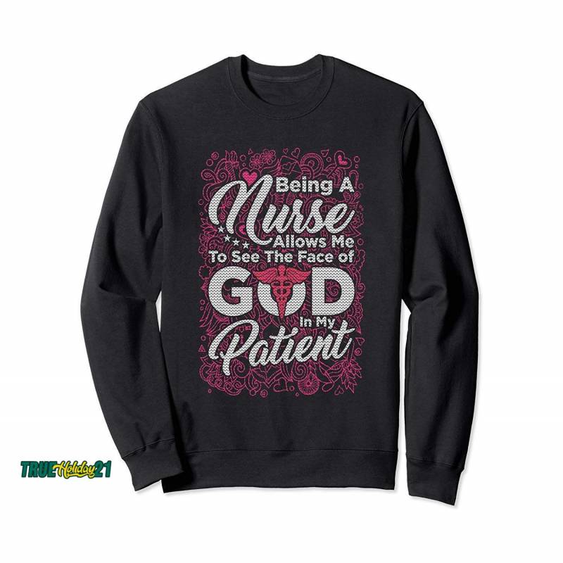 Ugly Christmas Design Nurse 2019 Sweatshirt