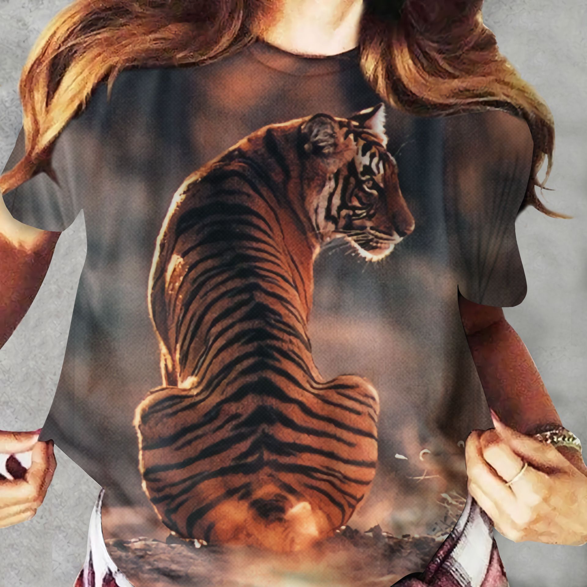 Tiger Ver03 Dadj200721Ltl Unisex 3D T-Shirt All Over Print