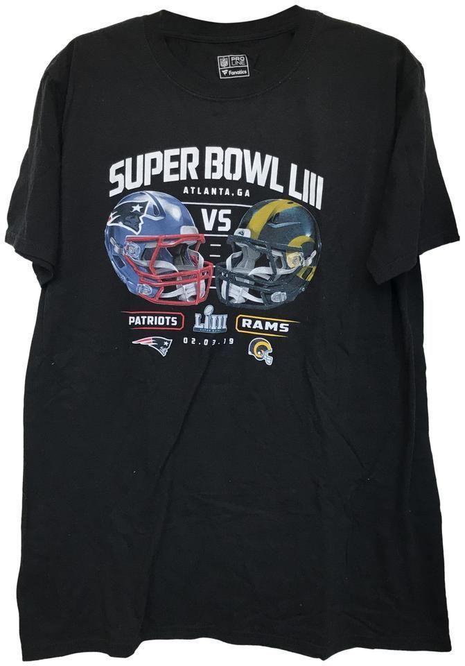 Tradesy Black Super Bowl 2019 Patriots Rams Shirt Football Shirt