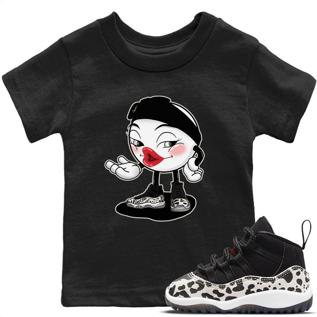 Sexy Emoji T-Shirt – Air Jordan 11 Animal Instinct Baby & Youth