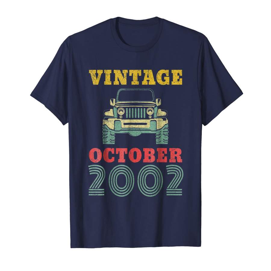 16th Birthday Gift Vintage 2002 T Shirt Distressed