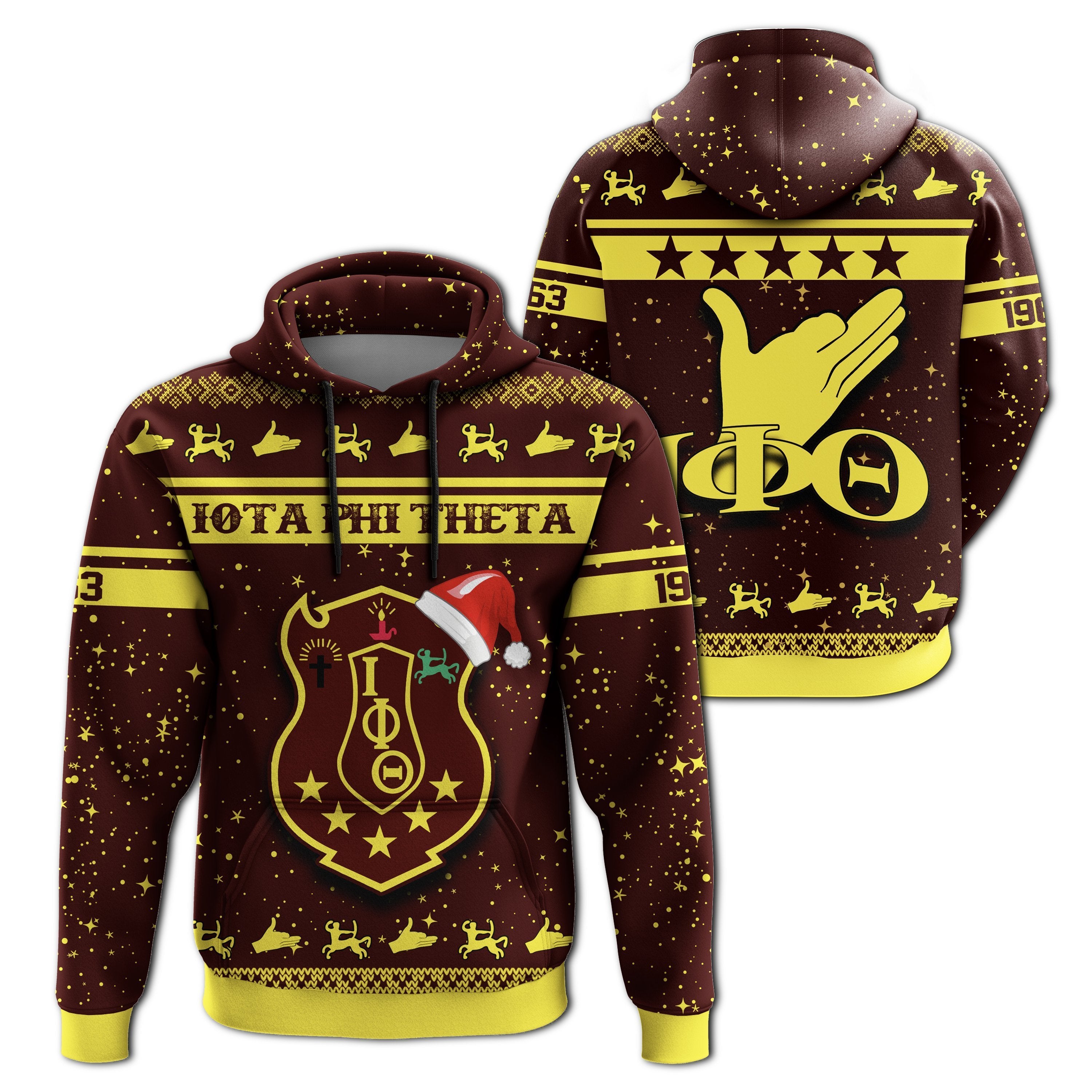 Greek Life Hoodie – Iota Phi Theta Christmas Pullover