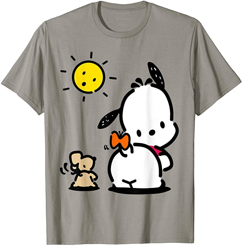 Pochacco Mouse Butterfly Dog Puppy Lover Valentines Couples T-Shirt