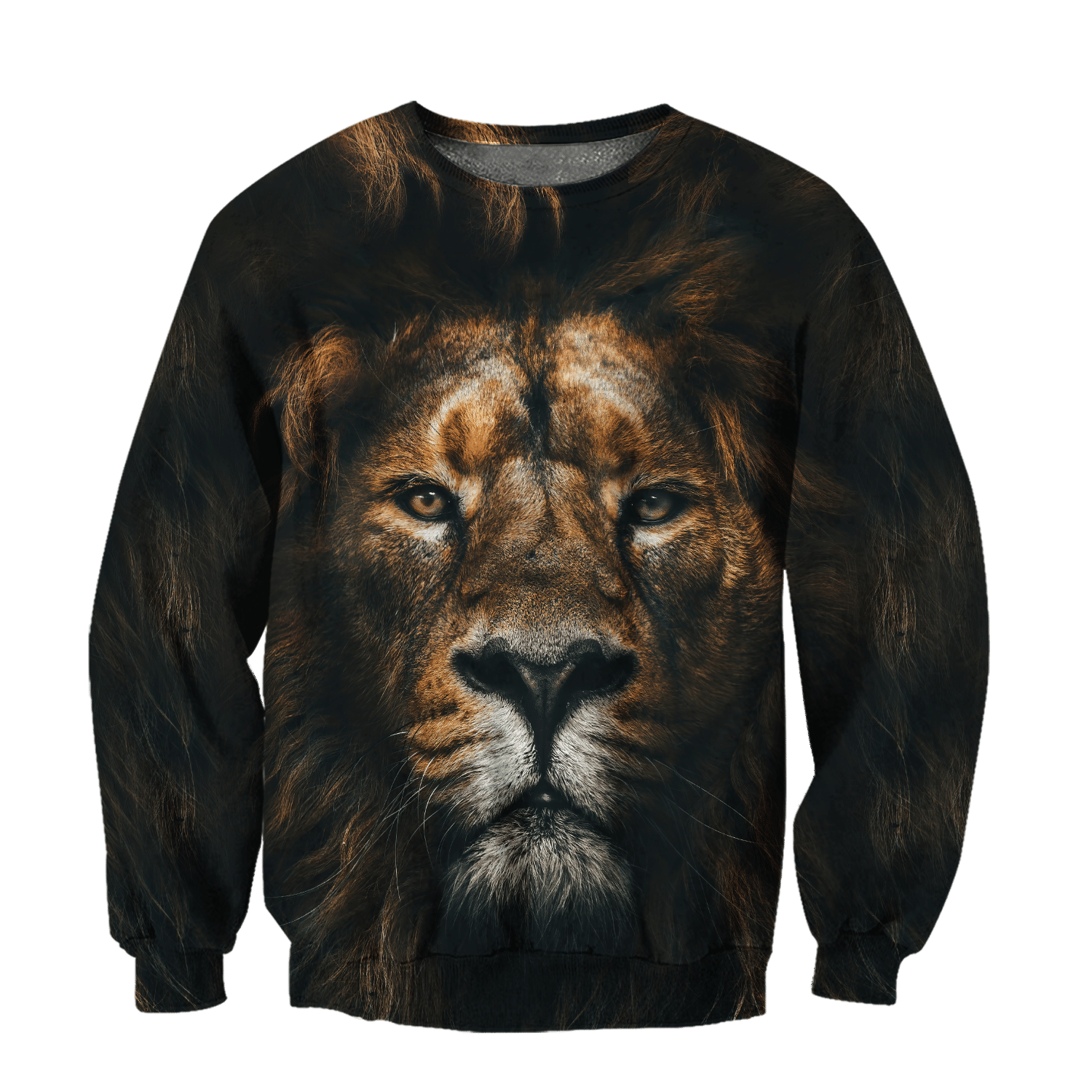 The Silence Of Lion Over Printed Pullover Unisex Hoodie Bt14