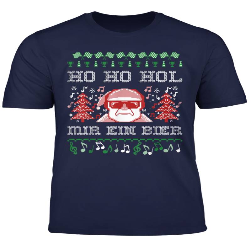 Ugly Christmas Weihnachten Advent Bier Spruch Gluhwein Party T Shirt