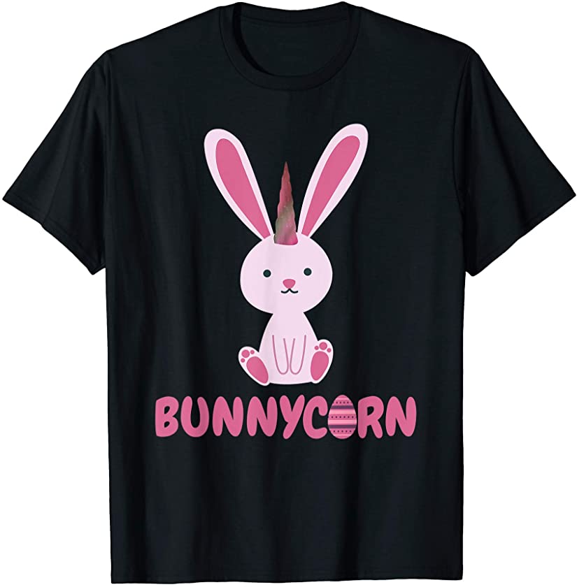 Bunnicorn Easter Bunny Unicorn Rabbit Cute Women Kids Girls T-Shirt