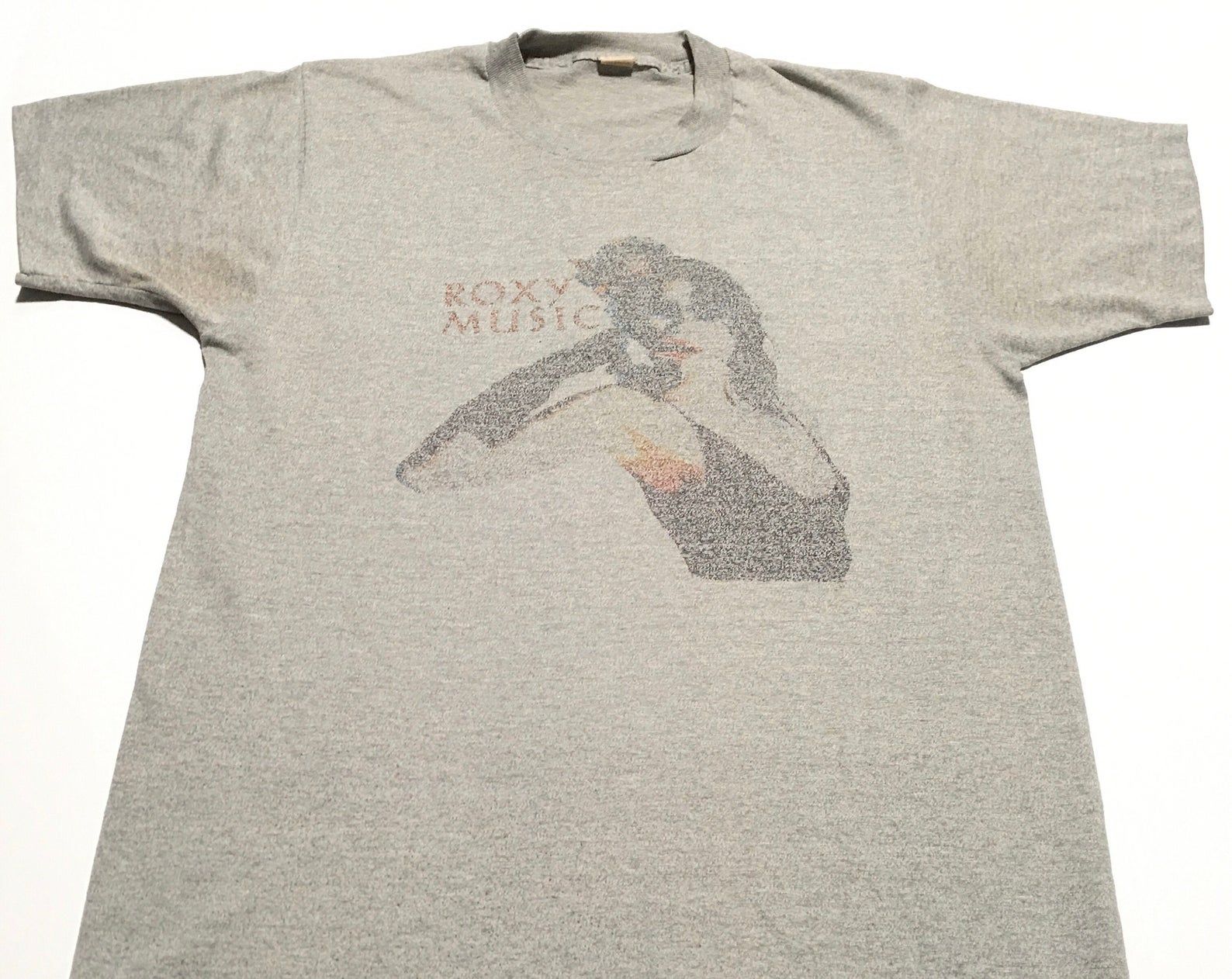 1983 Roxy Music The High Road Us Tour Distressed Single Stitch Vtg T-Shirt