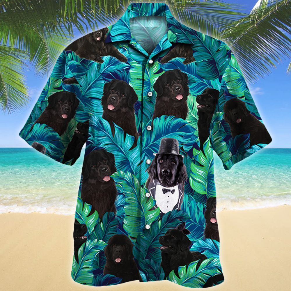 Newfoundland Dog Lovers Gift Hawaiian Shirt Ha47796