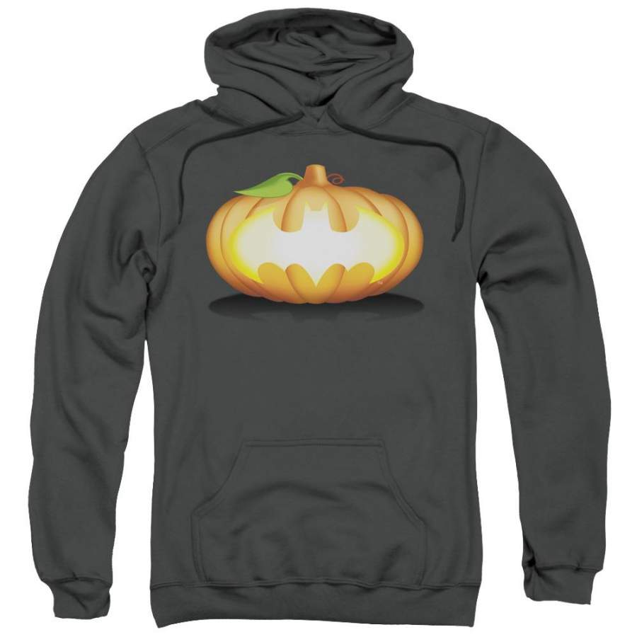 Batman – Bat Pumpkin Logo Adult Pull Over Hoodie