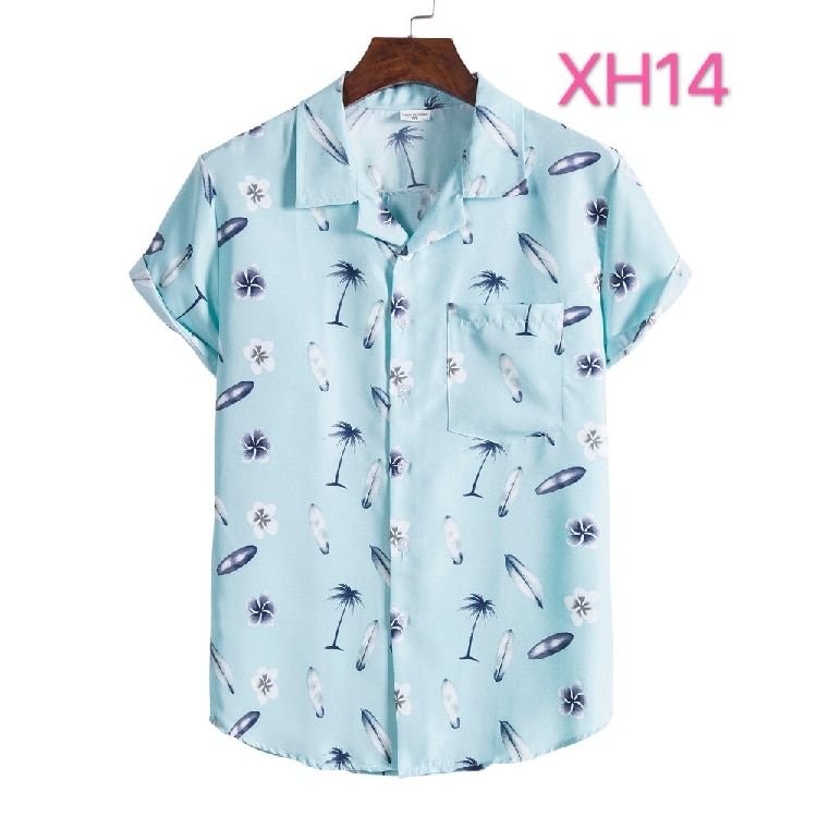 Palm Tree Blue Amazing Design Unisex Hawaii Shirt For Men And Women Ha74080