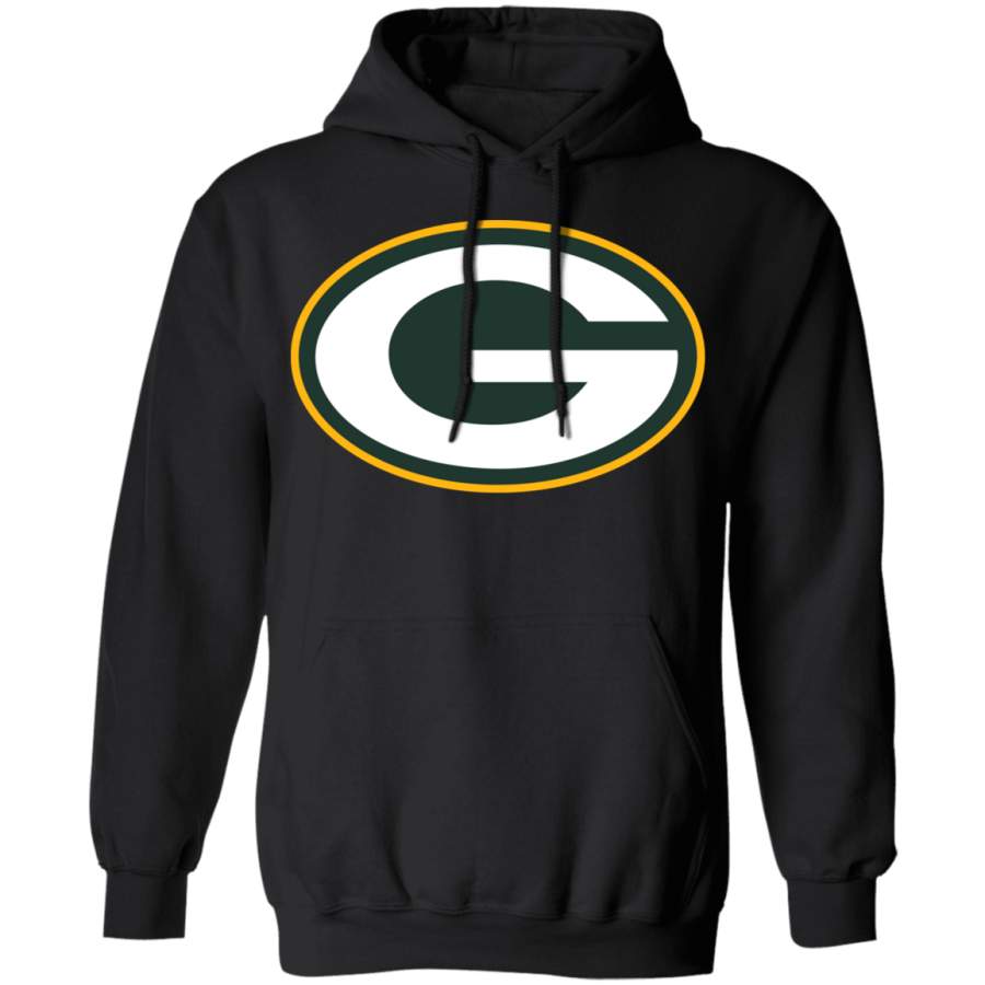 Green Bay Packers Team Logo G185 Pullover Hoodie 8 oz.