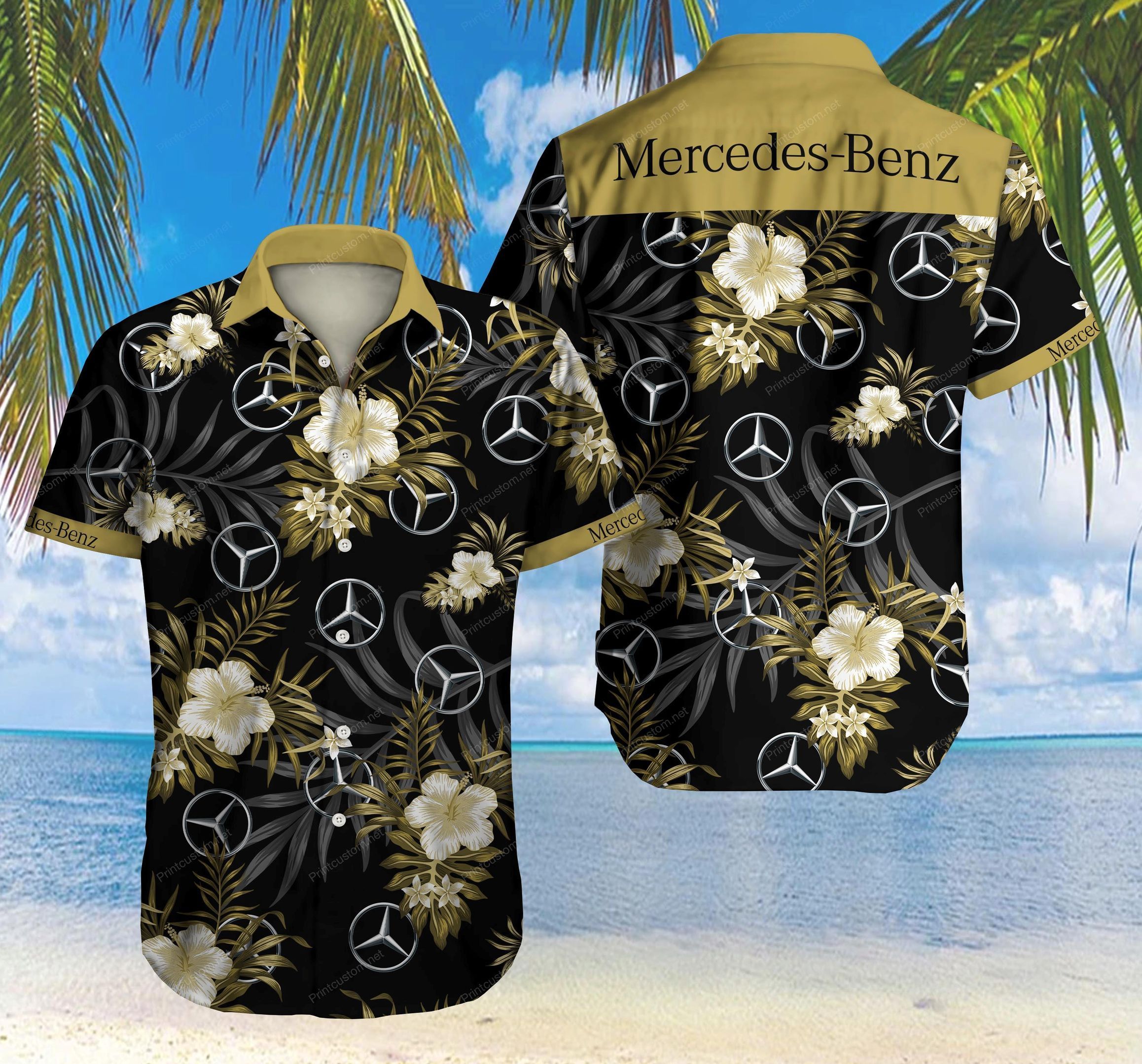 Hawaiian Shirt Summer Button Up For Men Beach Wear Short Sleeve Hawaiian Ha58138