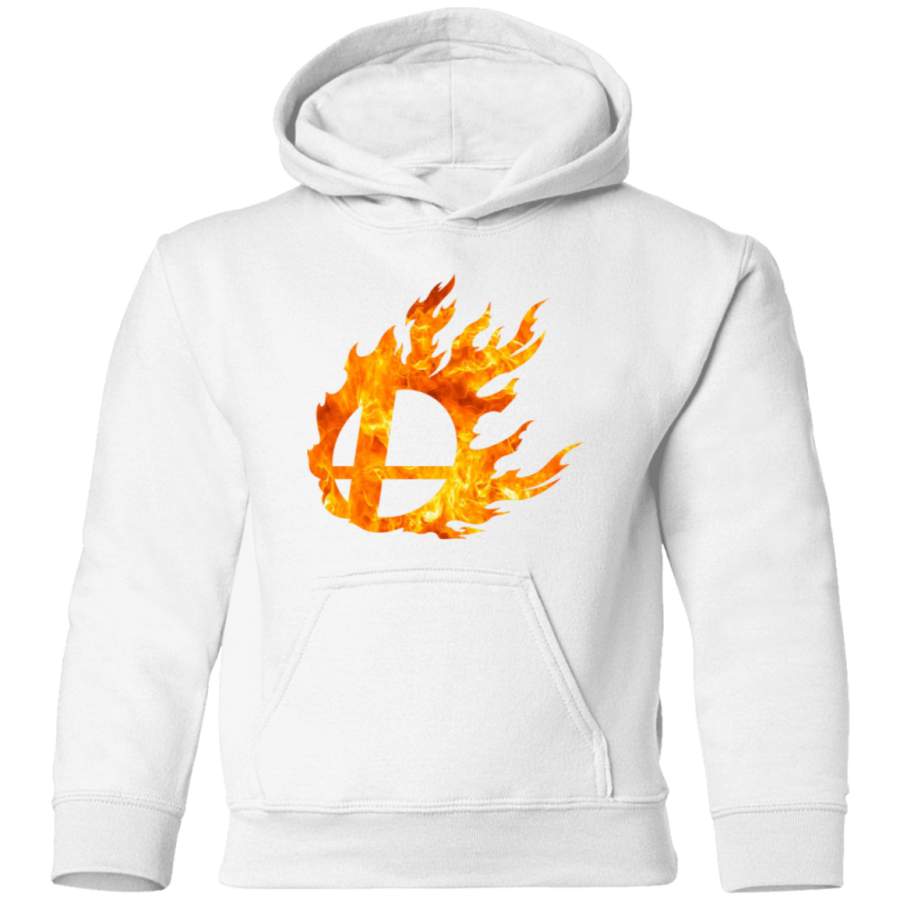 AGR Super Smash Bros fire logo Toddler Pullover Hoodie