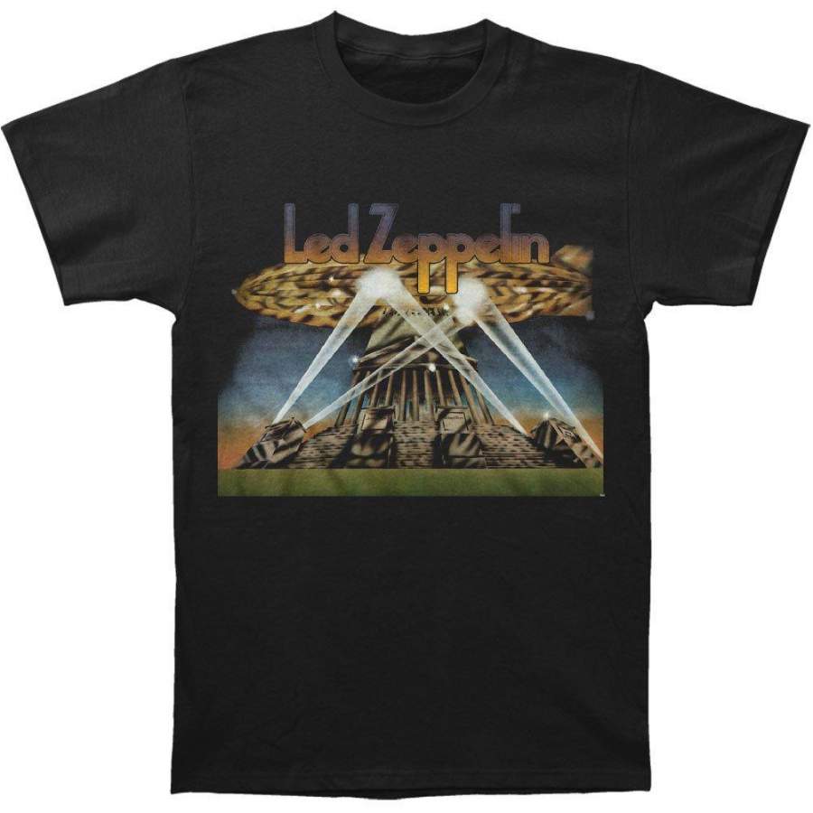 Araca Led Zeppelin Men’s II Blimp with Searchlights Slim-Fit T-Shirt