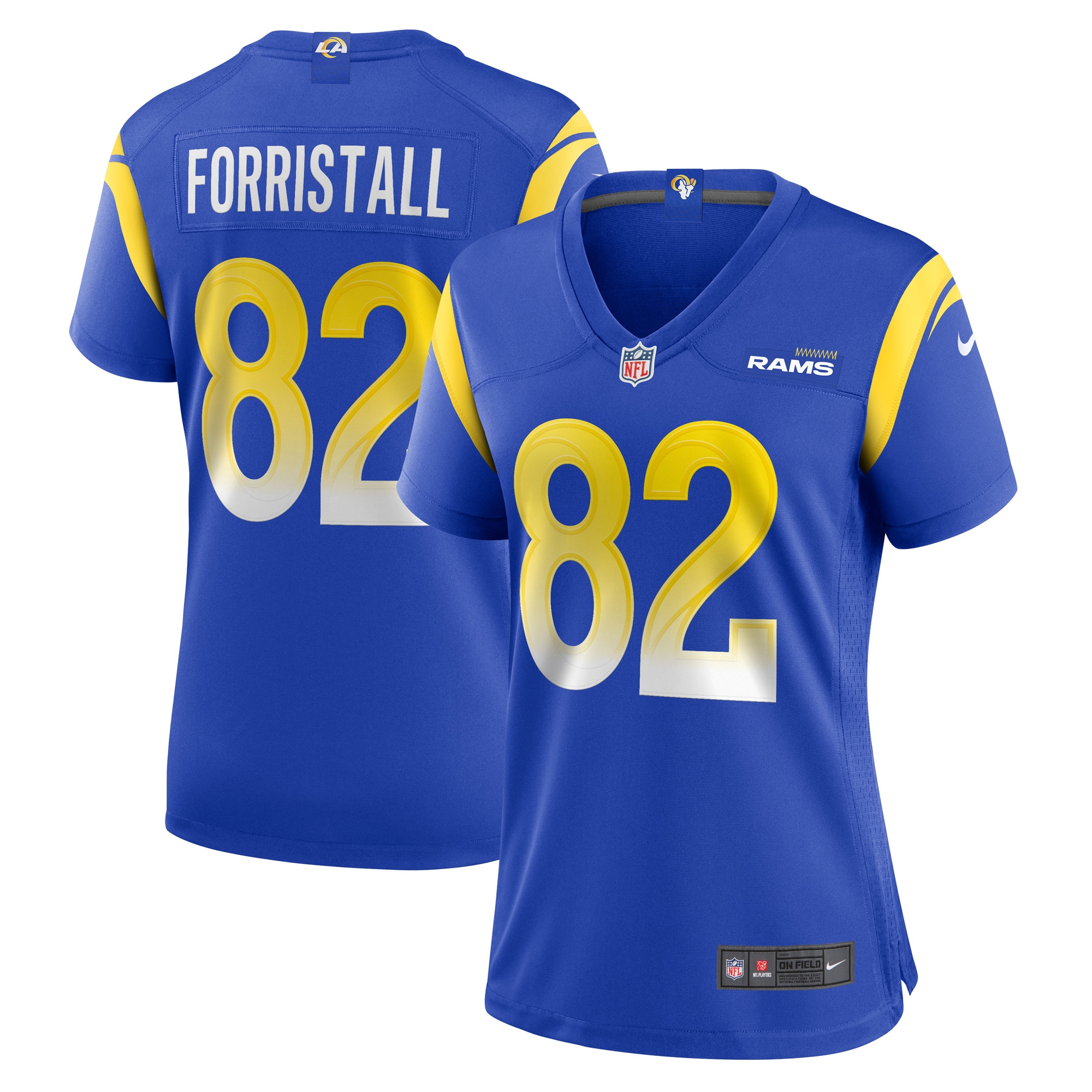 Miller Forristall Los Angeles Rams Women's Game Jersey – Royal