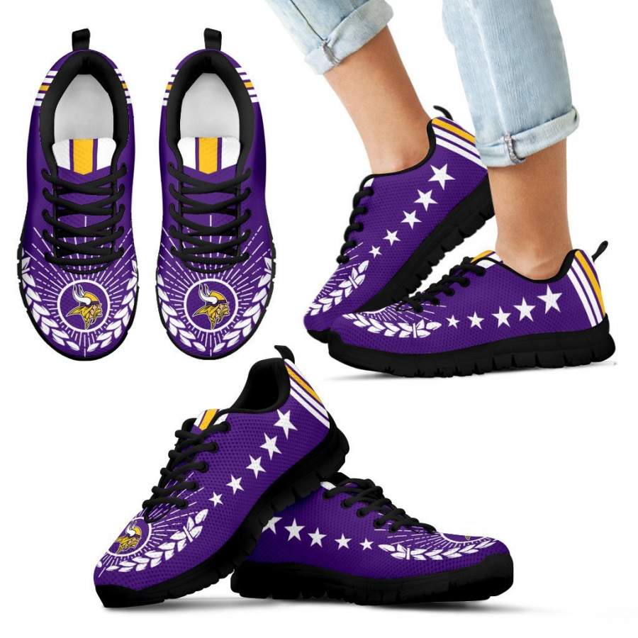 Line Of Stars Victory Minnesota Vikings Sneakers