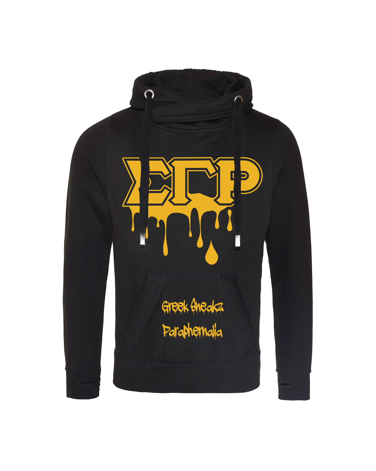 Sigma Gamma Rho Cross Over Neck Hoodie