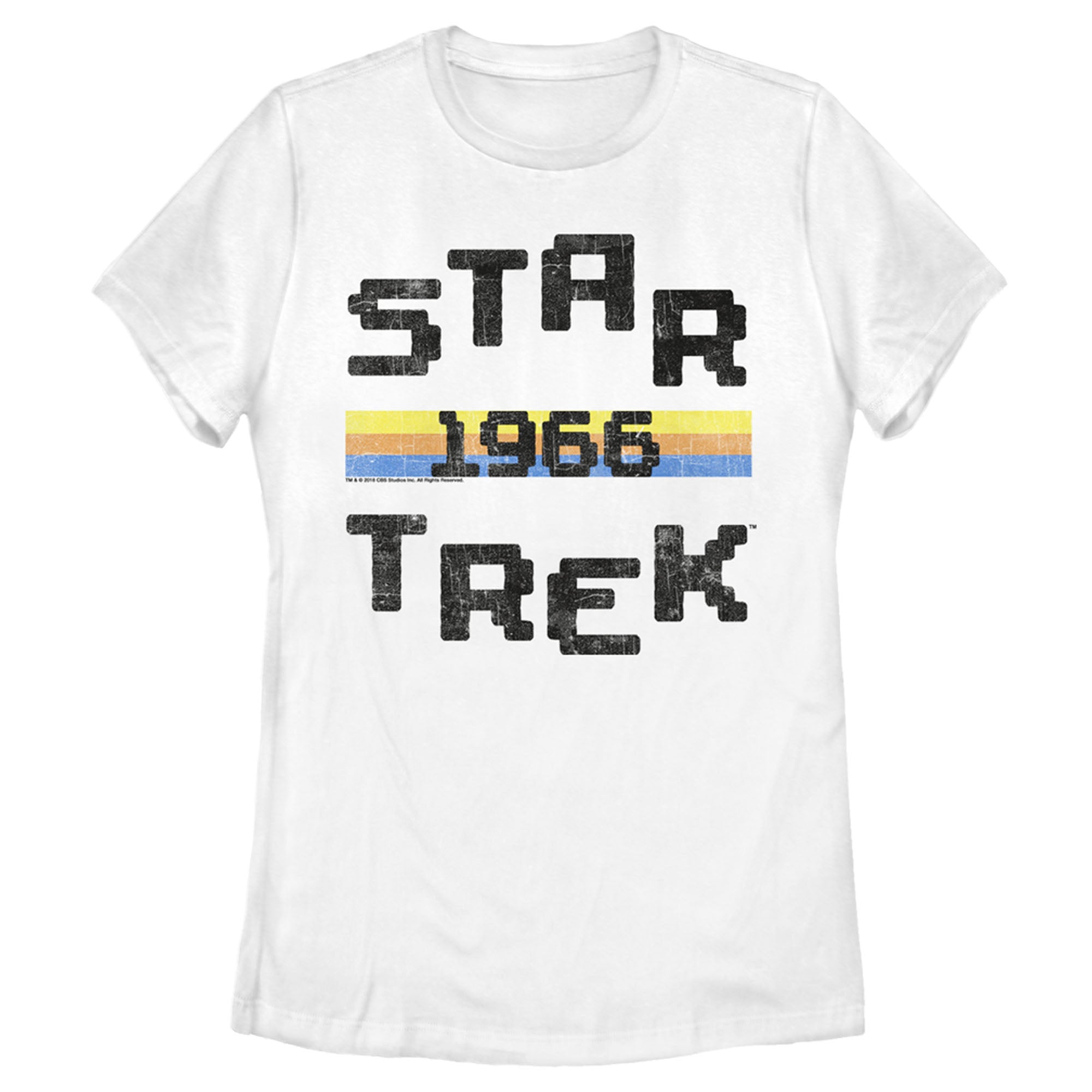 Women’S Star Trek: The Original Series Retro Pixel 1966 T-Shirt