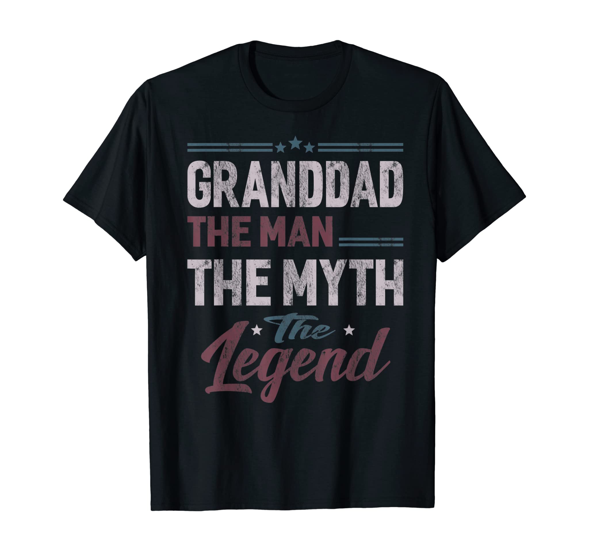 Graphic 365 Granddad The Legend Grandpa Gift Men T-Shirt