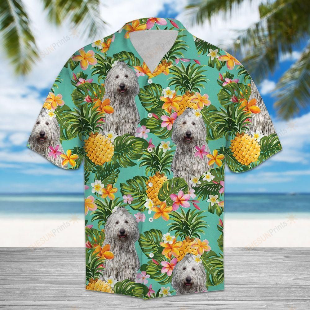 Tropical Pineapple Komondor Hawaiian Shirt Ha88596