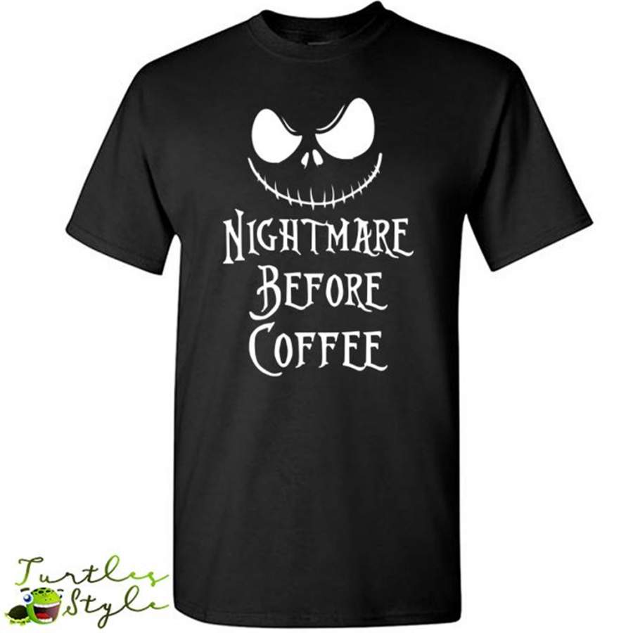 A Nightmare Before Coffee, Halloween Gift funny – Gildan Short Sleeve Shirt