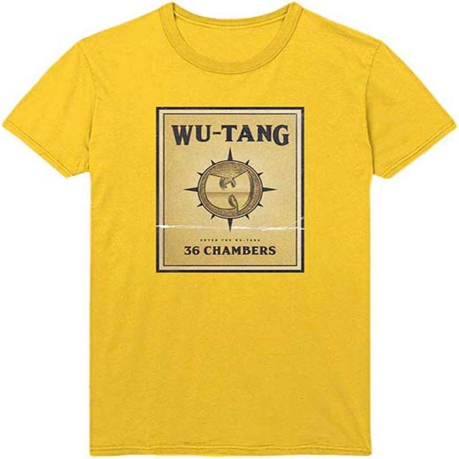 Wu Tang Clan – 36 Chambers – Gold T-Shirt