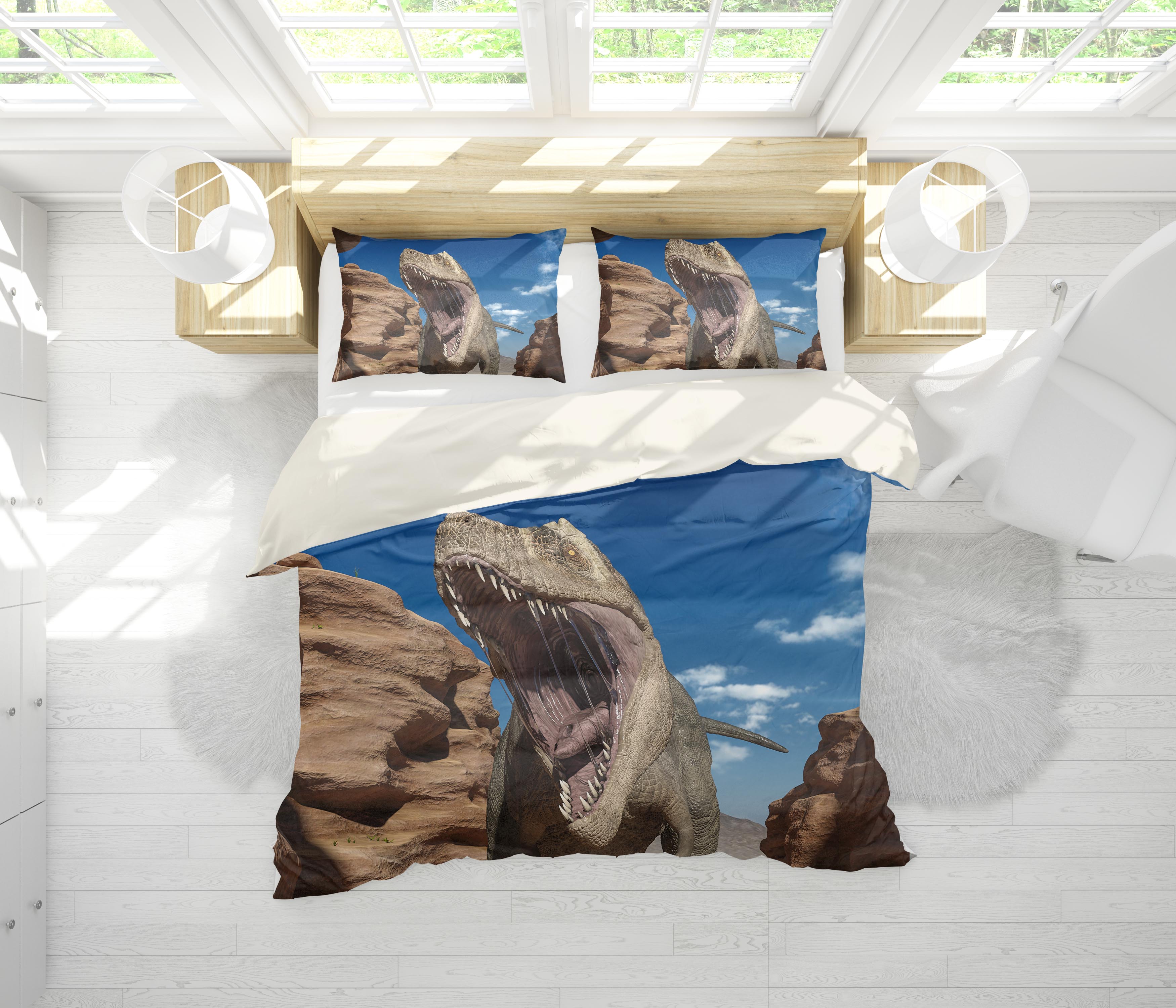 3D Dinosaur Sky Quilt Cover Set Bedding Set Pillowcases 120