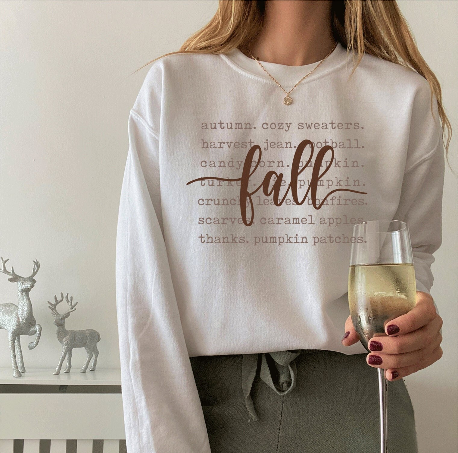 Fall Sweatshirt, Fall Words Shirt, Fall Graphic Tees, Hello Fall Crewneck, Autumn Sweatshirt, Fall Tops for Women