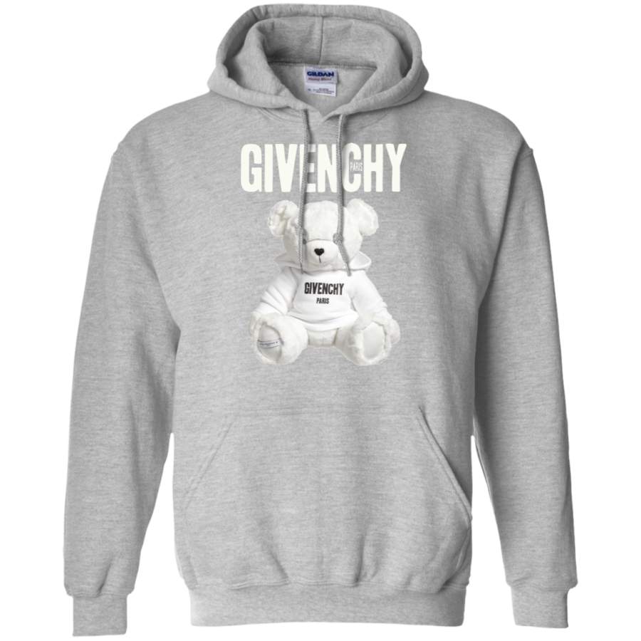 Givenchy Bear Paris Pullover Hoodie T-Shirt