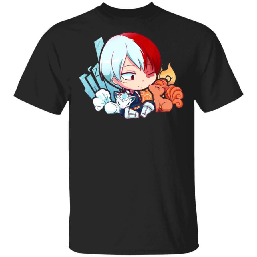 Todoroki Chibi Anime Cute Cat Coffee Mug Unisex Men Women Tshirt