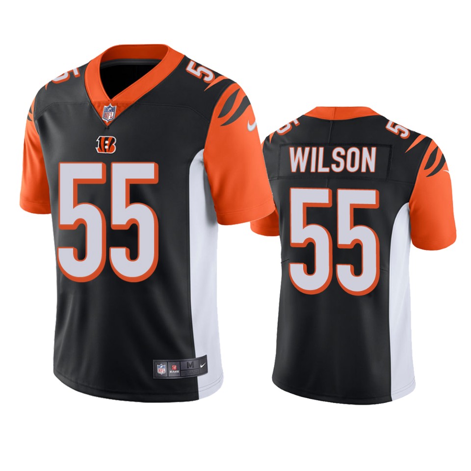 Cincinnati Bengals Logan Wilson Black Vapor Limited Jersey