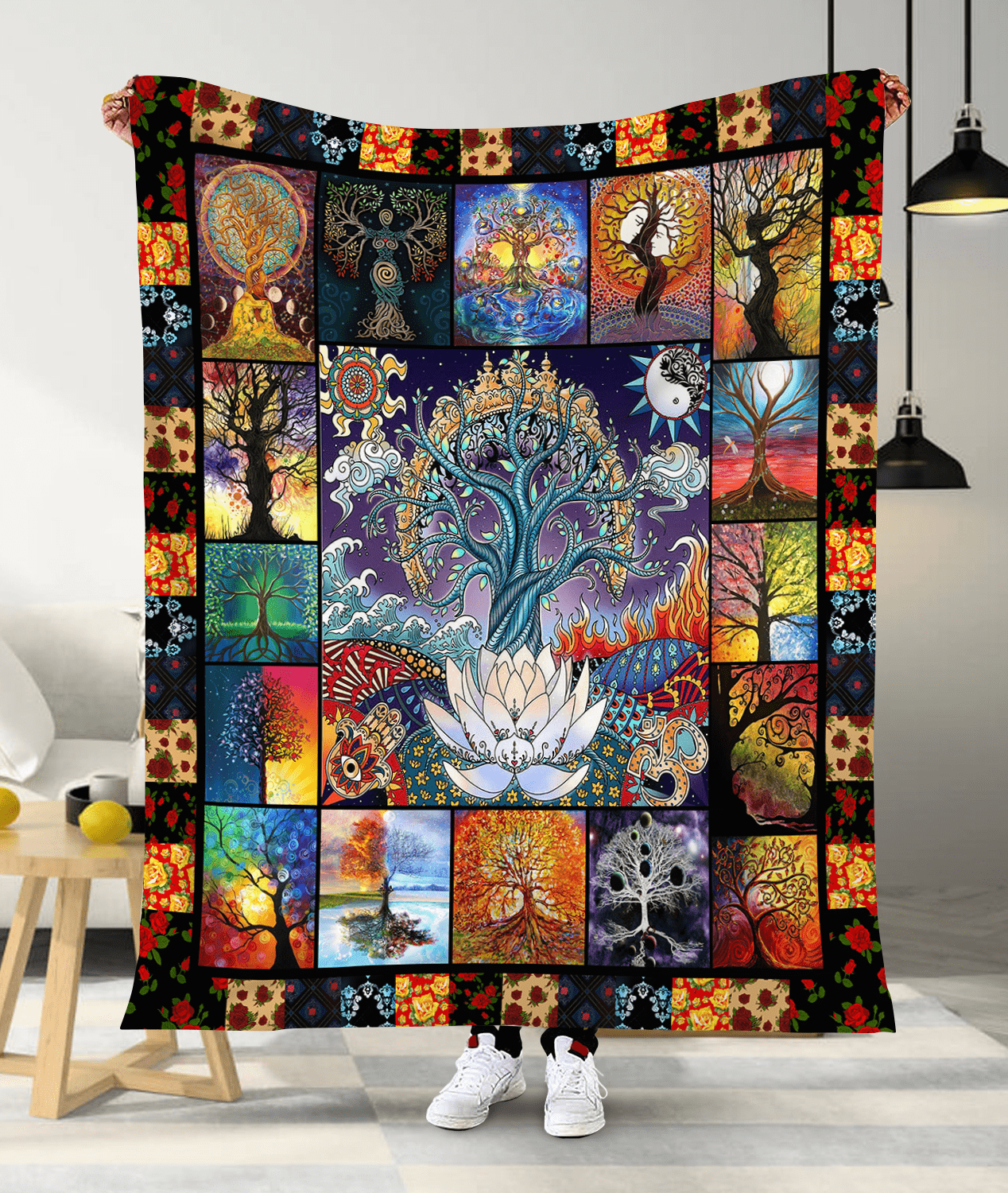 Tree Of Life 3D All Over Printed Blanket Nh26082104