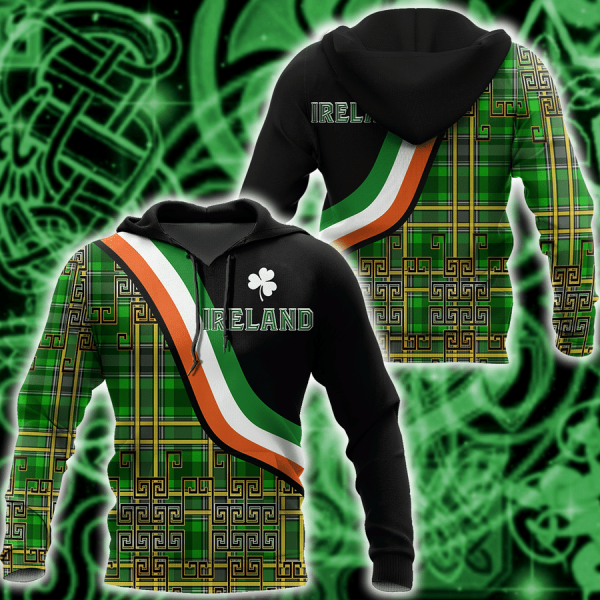 St. Patrick Ireland 3D Hoodie St. Patrick’S Day Gift Hn