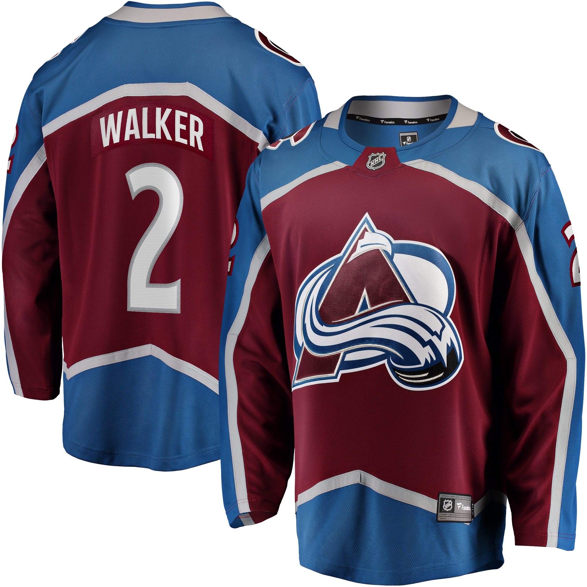 Sean Walker Colorado Avalanche Branded Women's Home Breakaway Player Jersey – Maroon