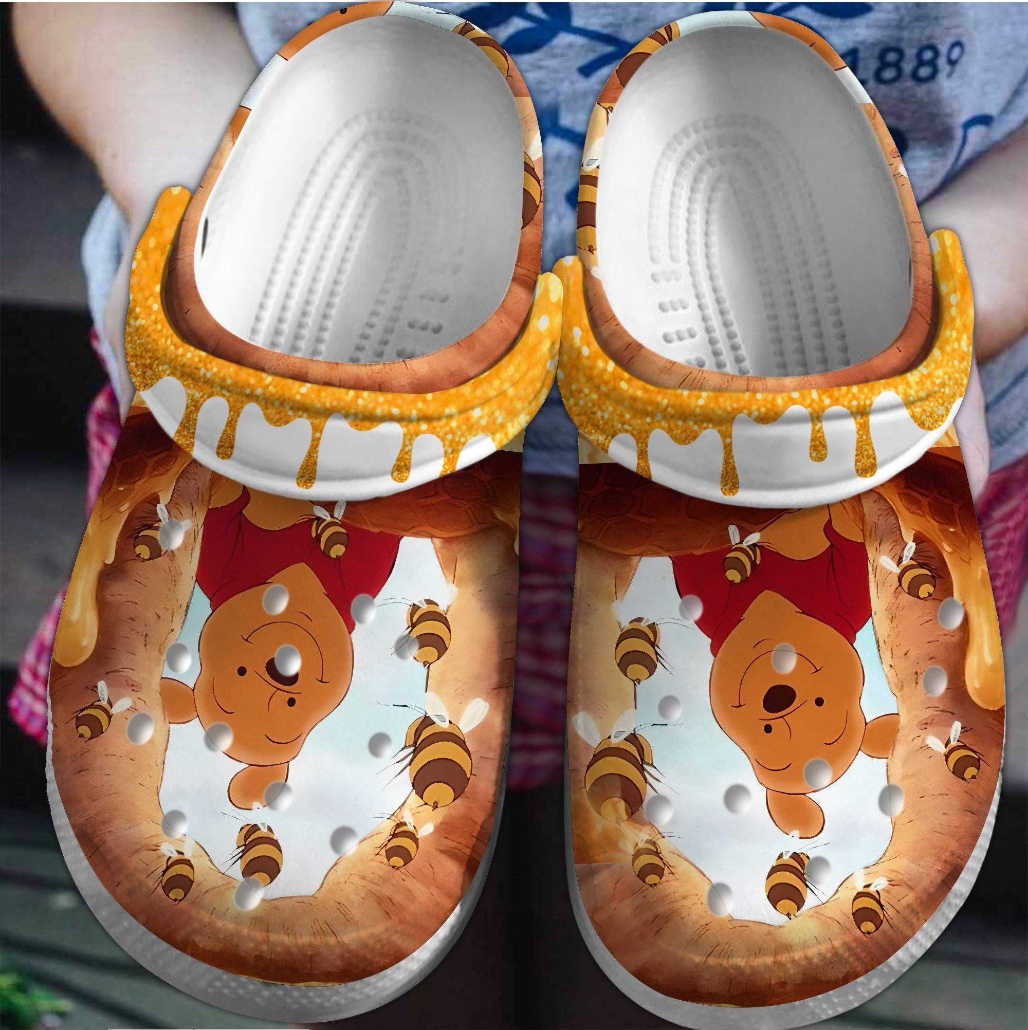 Winnie The Pooh Crocss Clogs For Men Women And Kid Jzwnewe1