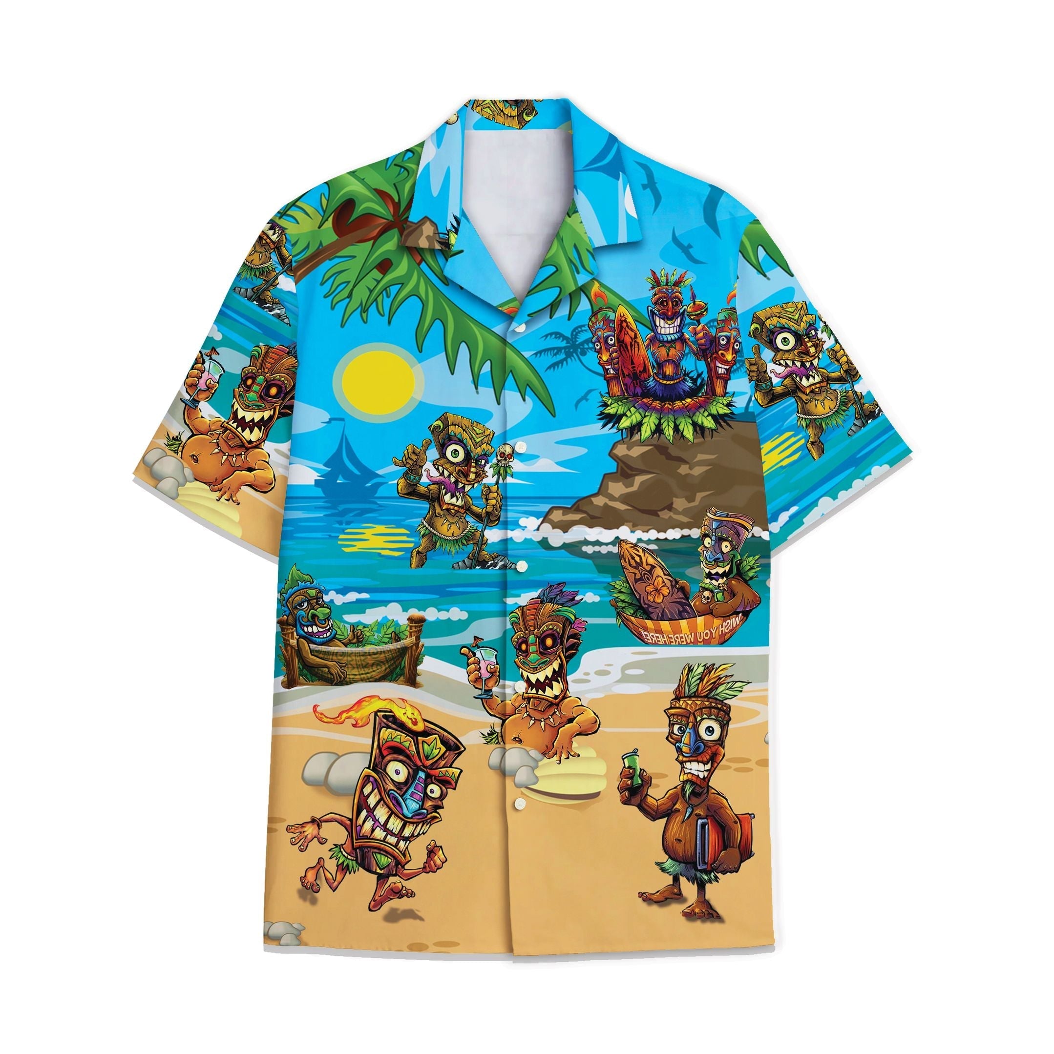 Tiki Hawaii Shirt For Men Women Adult Ha89456