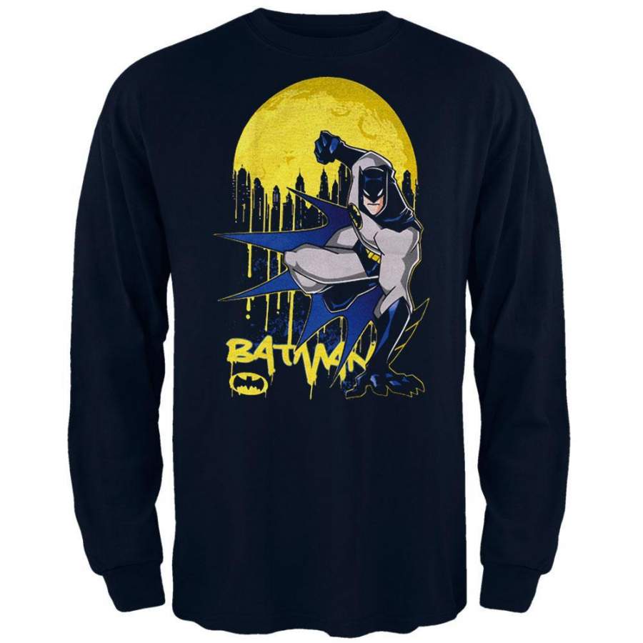 Batman – Drip Moon Youth Long Sleeve T-Shirt