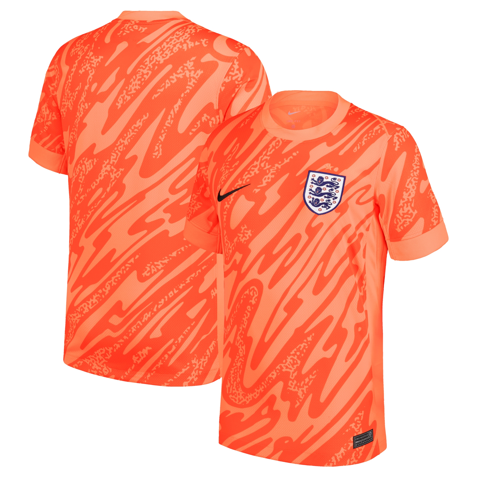 England National Team 2024 Goalkeeper Replica Stadium Jersey – Orange