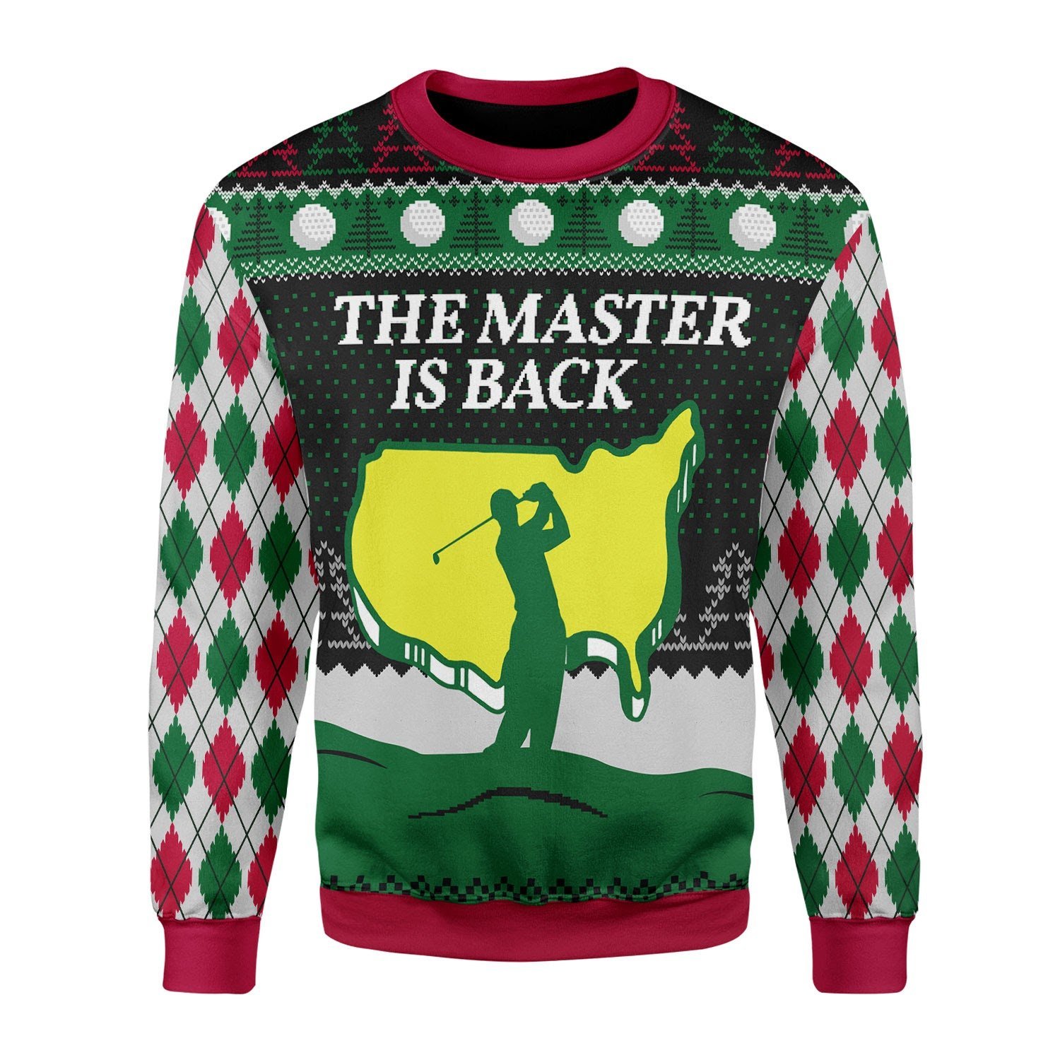 The Master Is Back Christmas Ugly Sweater | Unisex | Full Size | Adult | Colorful | US3649