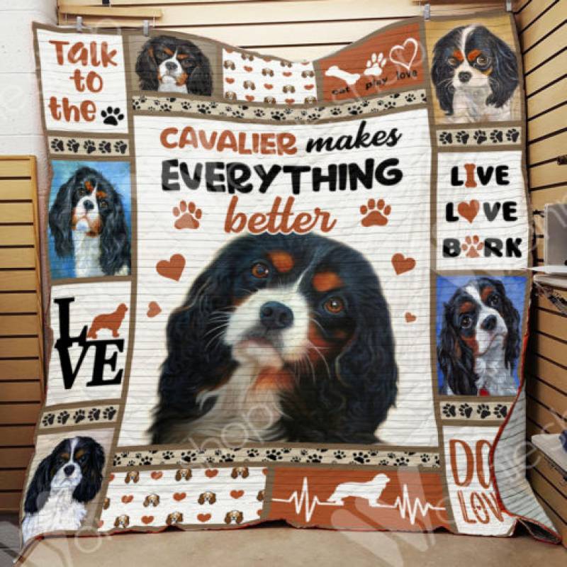 Cavalier King Charles Spaniel Dog Blanket DCB1001 77O42