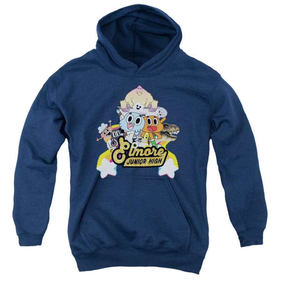 The Amazing World Of Gumball Elmore Junior High Youth Hoodie (Ages 8-12)