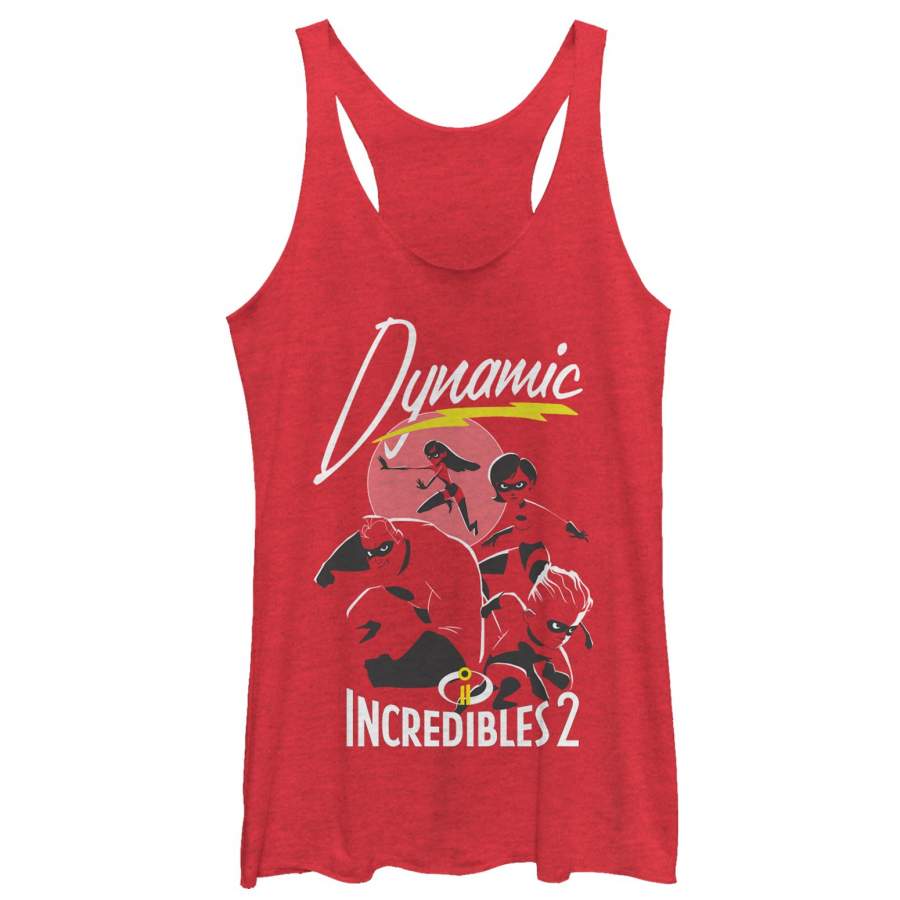 The Incredibles 2 Women’s Dynamic Family  Racerback Tank