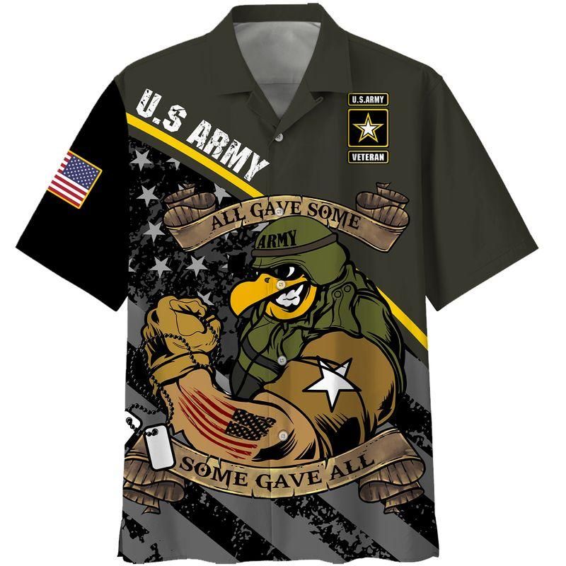 Army Veteran Hawaiian Shirt | Unisex | Adult | Hw3600