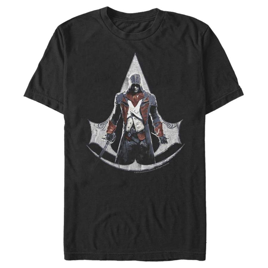 Assassin’s Creed Men’s Hooded Arno Insignia  T Shirt